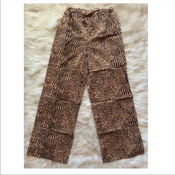 New! ULLA JOHNSON Ivy Cheetah Animal Print PJ Set - Picture 12 of 16